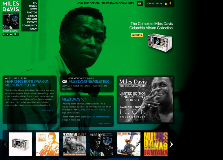 MilesDavis.com - 1