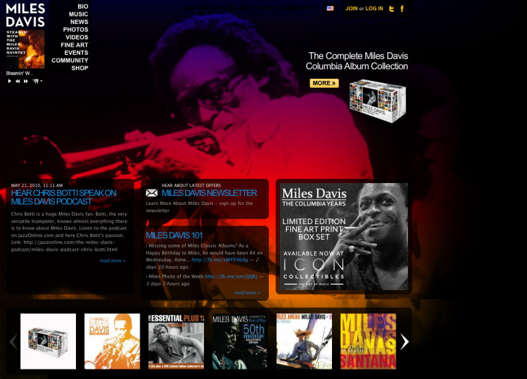 MilesDavis.com - 2